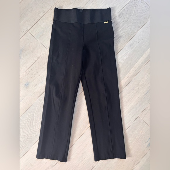 Calvin Klein Women's Classic Black Straight Leg Pants - Picture 2 of 8